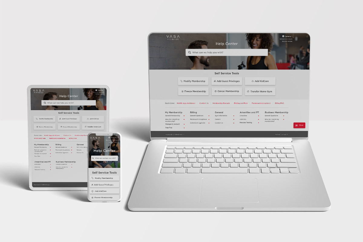 VASA Support site